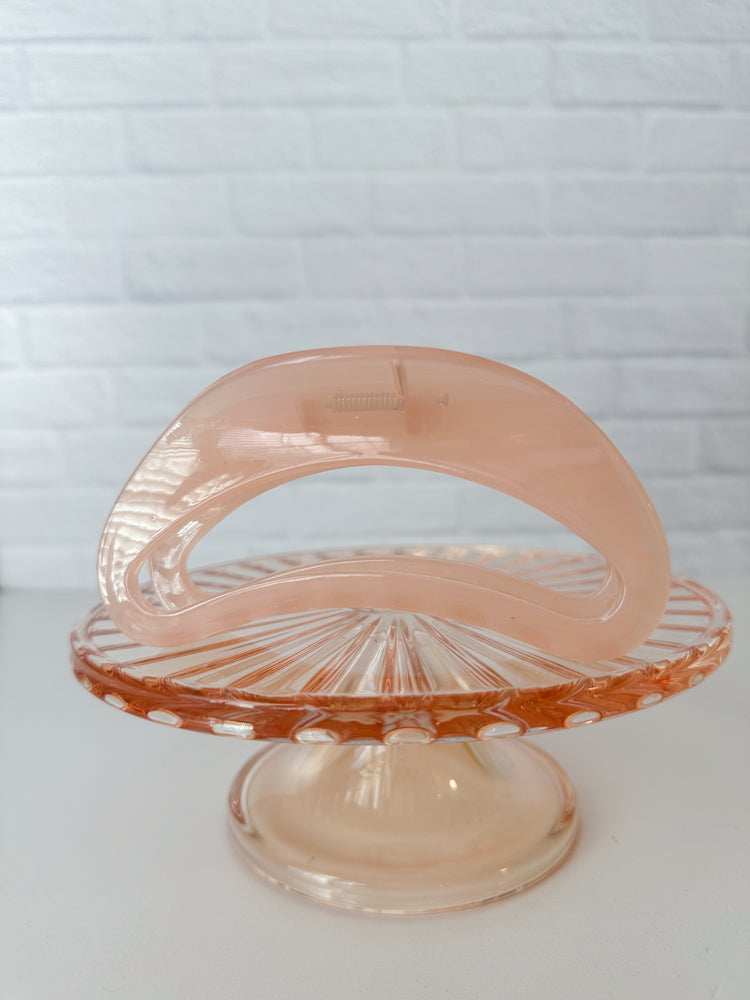 Abstract Pink Claw Clip