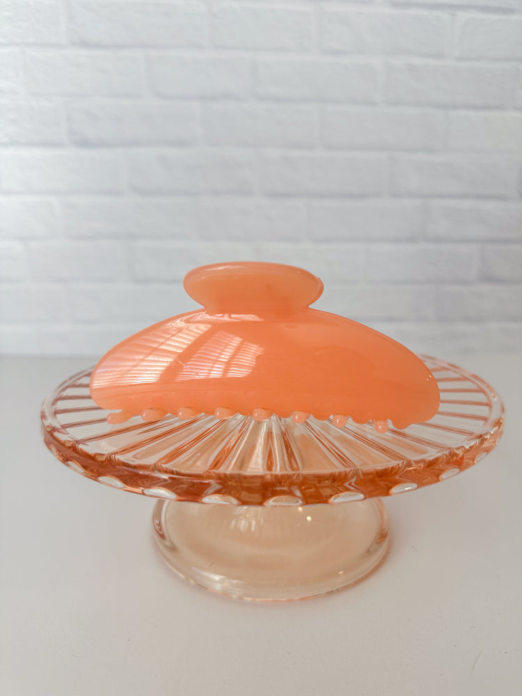 Orange Jelly Claw Clip