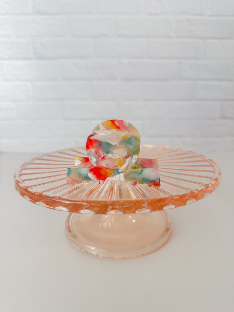 Mini Rainbow Claw Clip