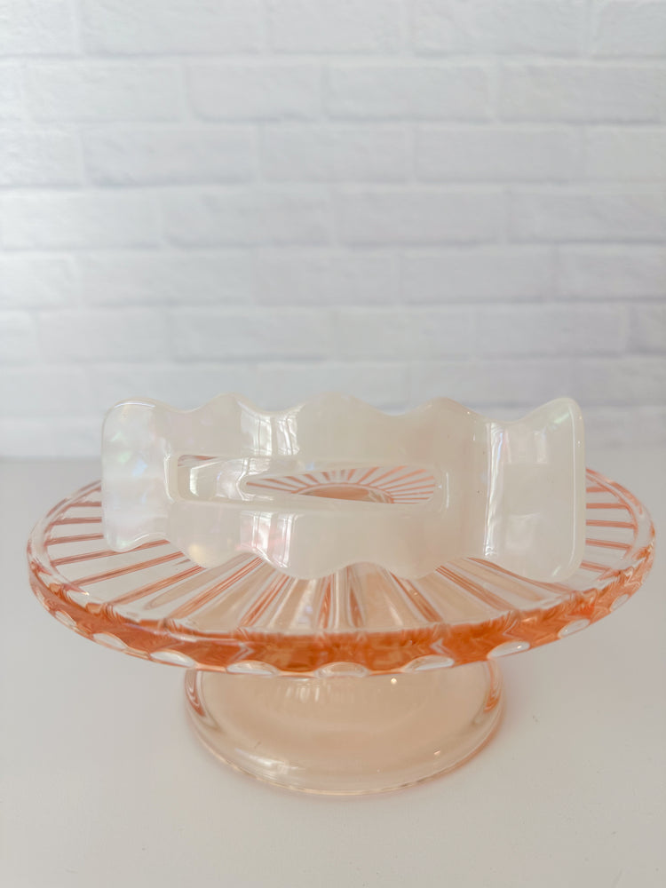 Opal Squiggle Flat Claw Clip