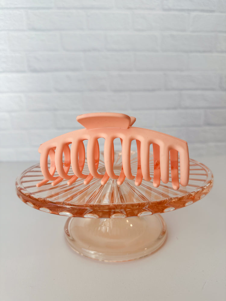 Peach Claw Clip