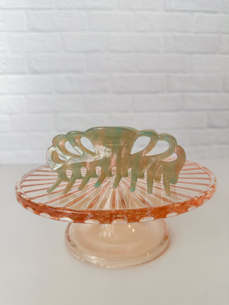 Mermaid Marble Claw Clip