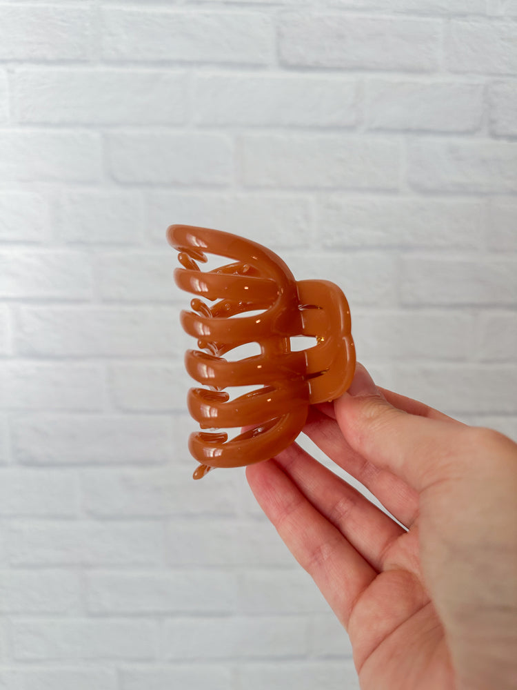 Toffee Octopus Claw Clip