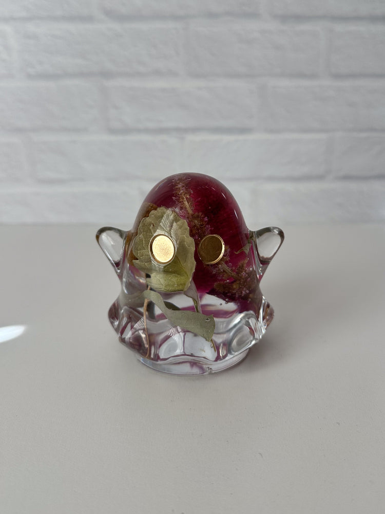 Floral Ghostie Figure