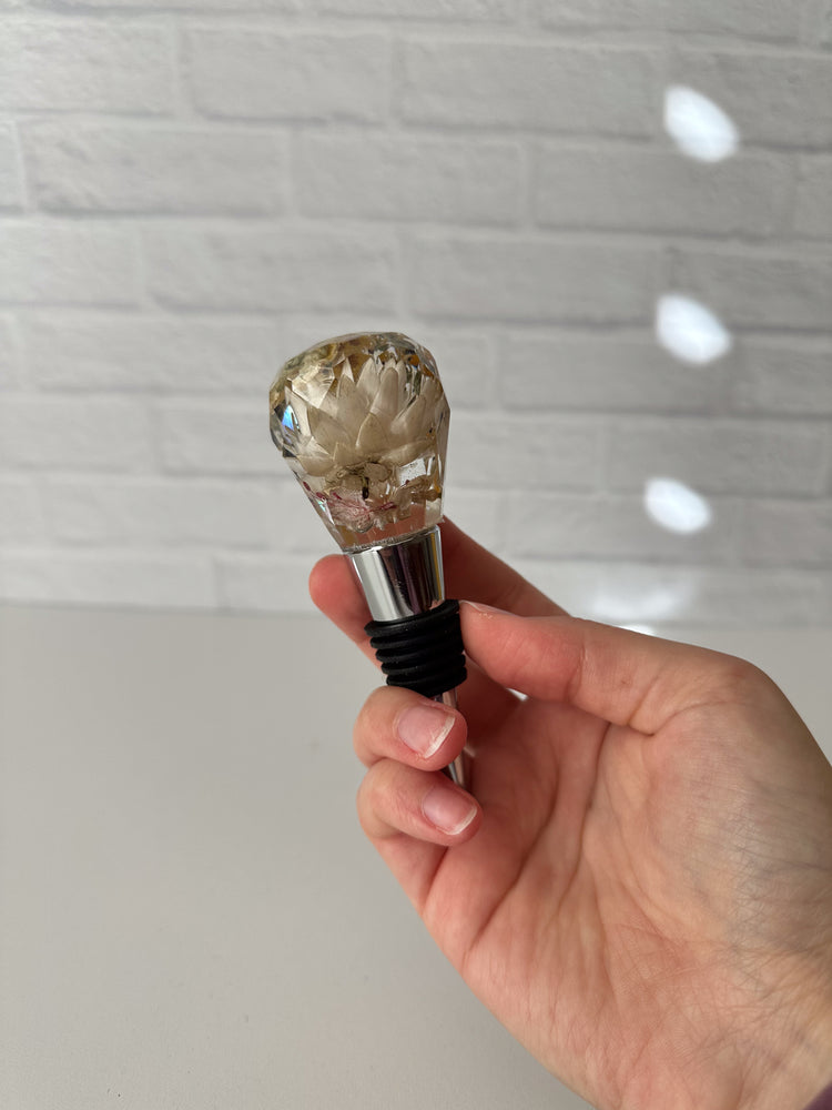 Floral Wine Bottle Stopper