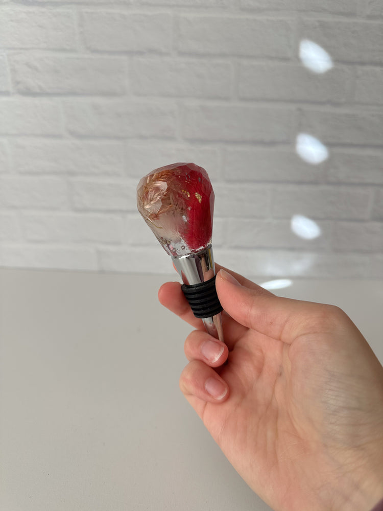 Floral Wine Bottle Stopper