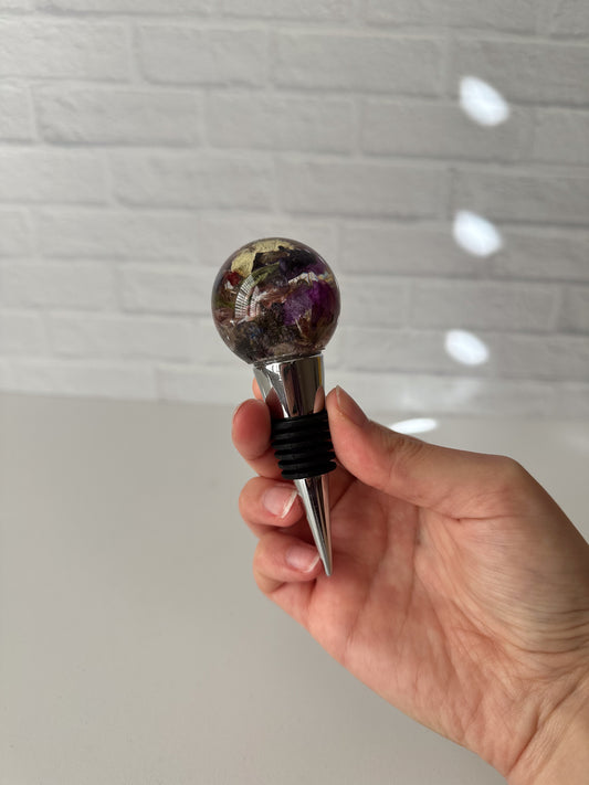 Floral Wine Bottle Stopper