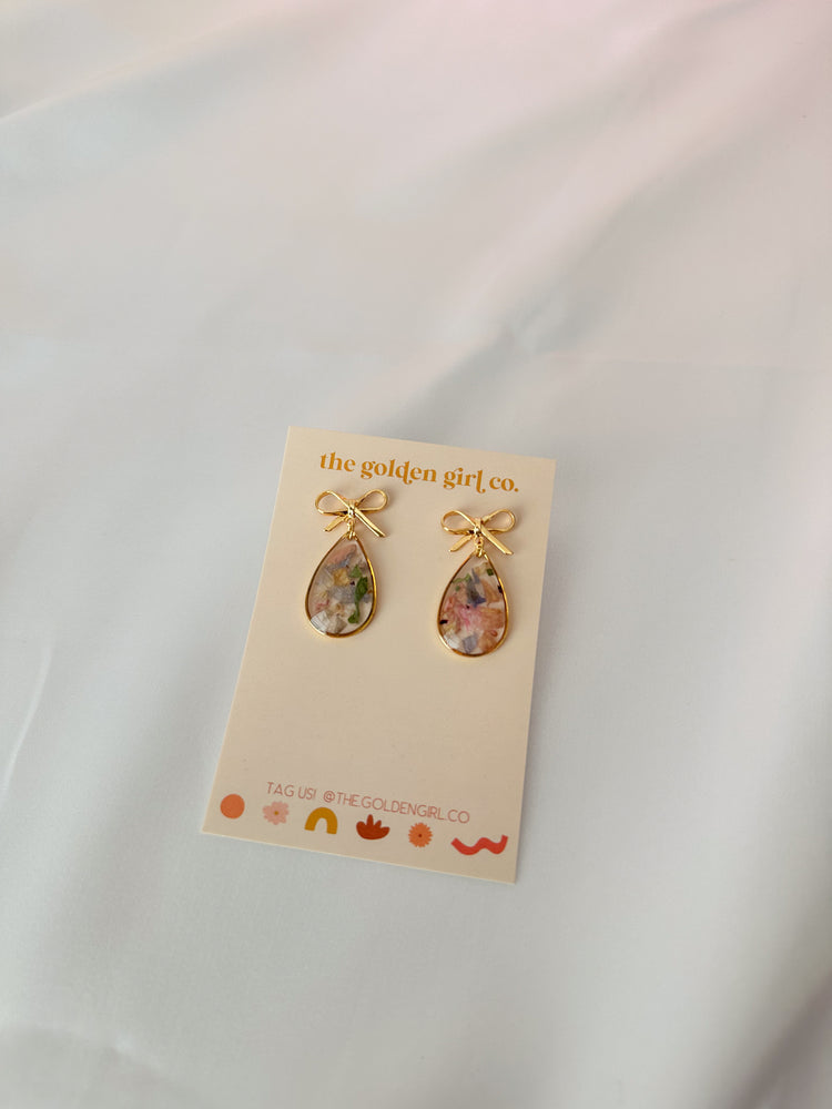 Confetti Floral Dangles