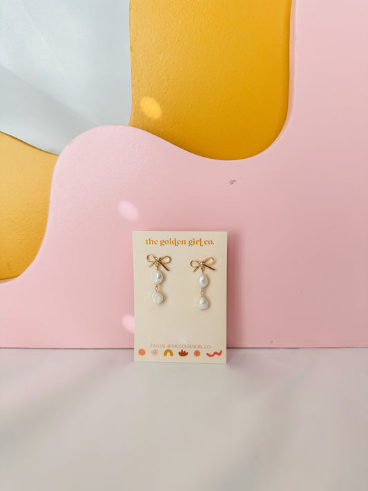 Double Pearl Dangles