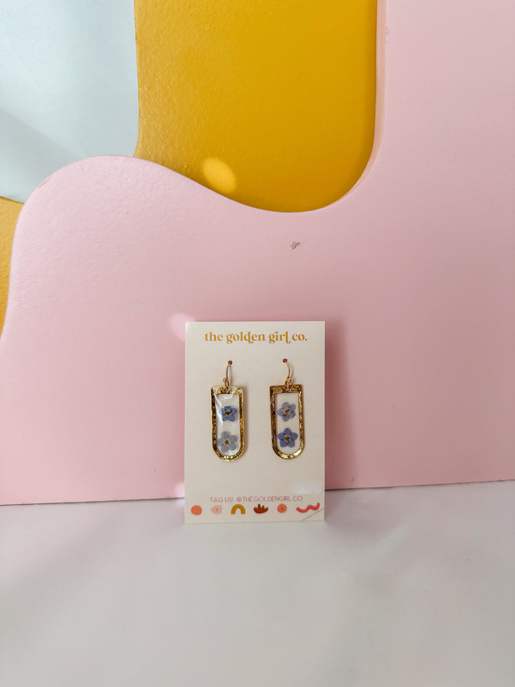 Blue Blossom Dangles