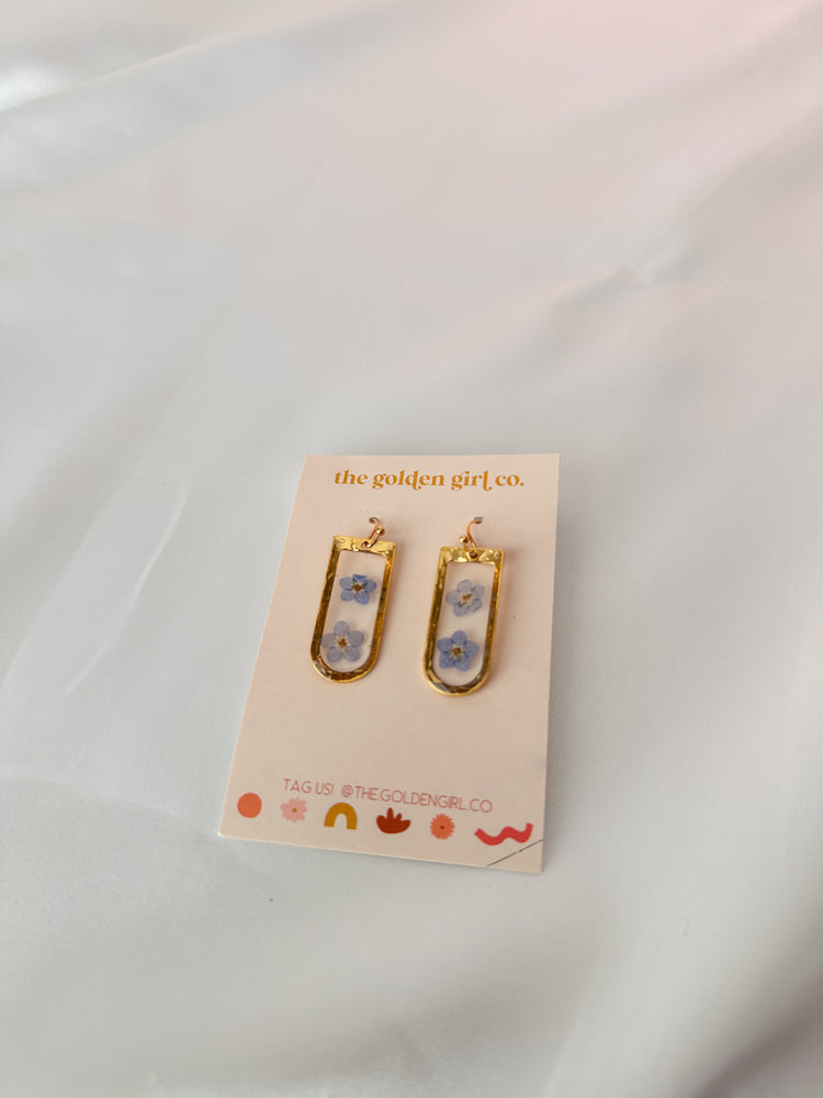 Blue Blossom Dangles