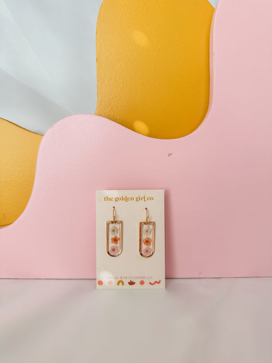 Sunset Blossom Dangles