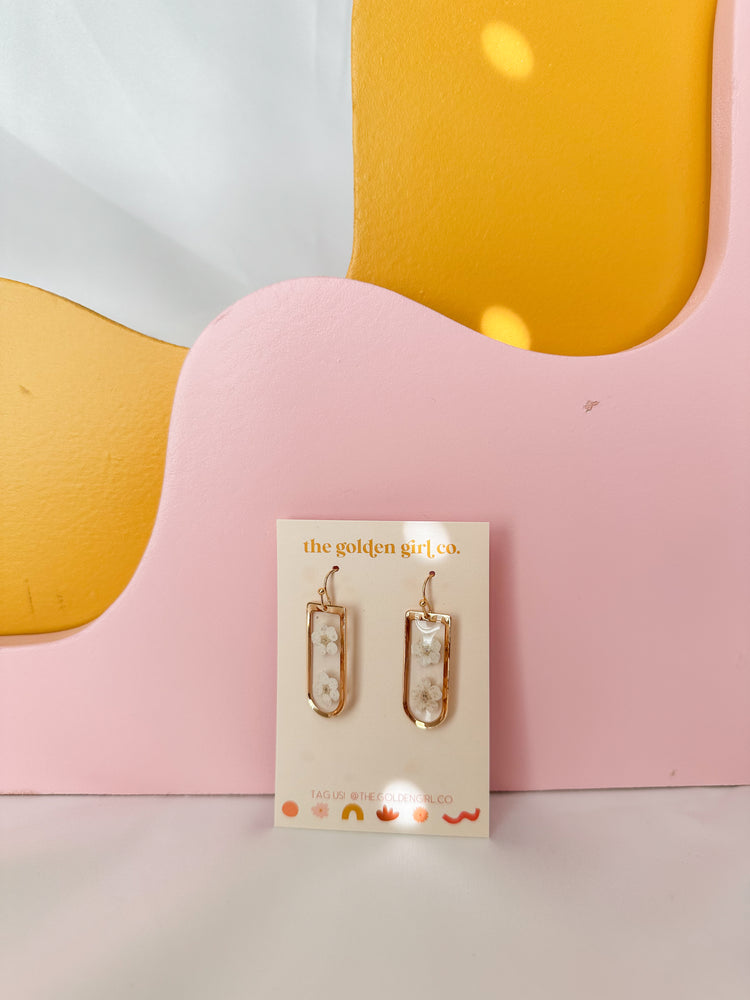 White Blossom Dangles