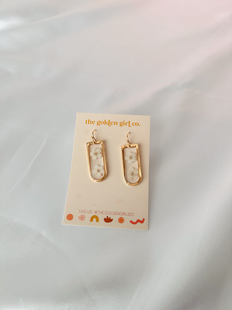 White Blossom Dangles