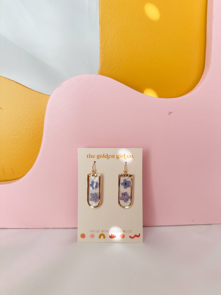 Blue Blossom Dangles