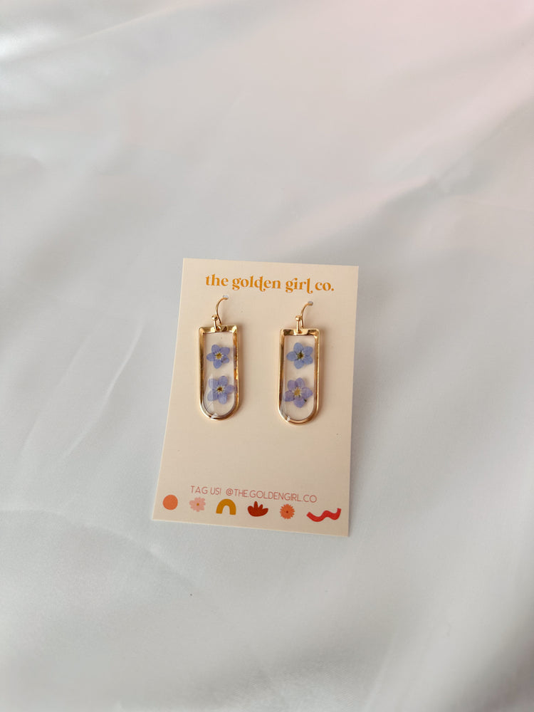 Blue Blossom Dangles