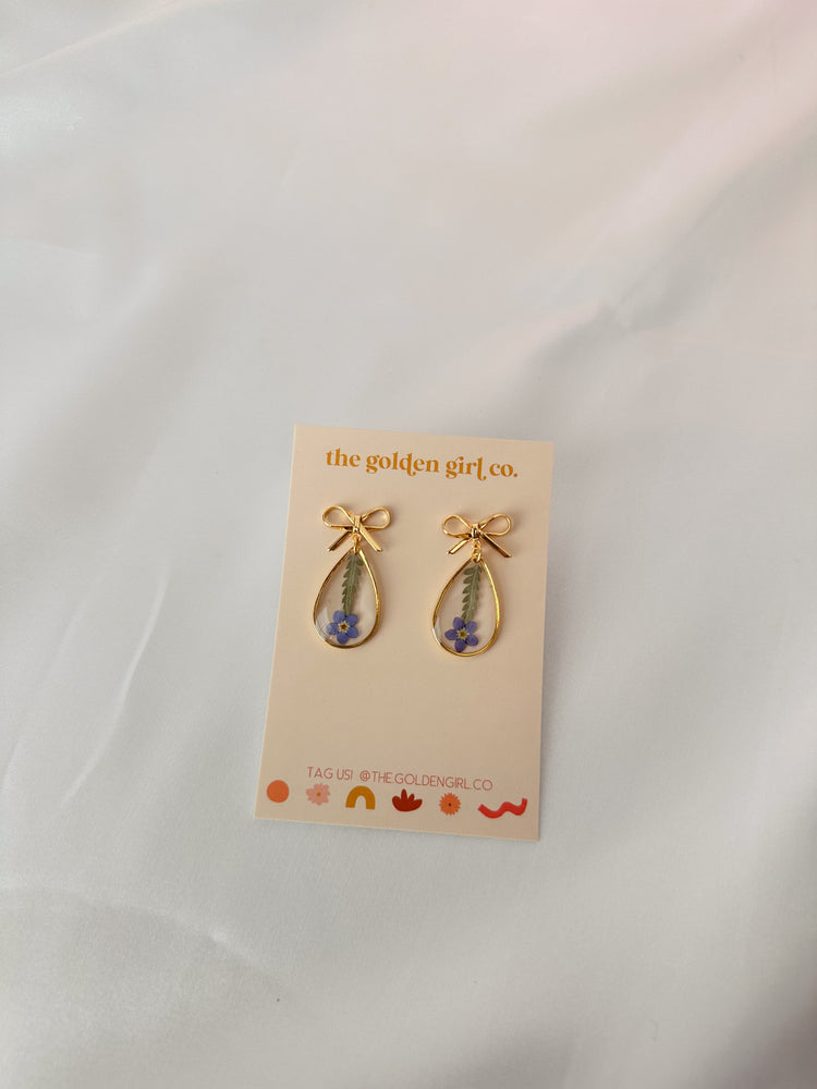 Teardrop Bow Dangles