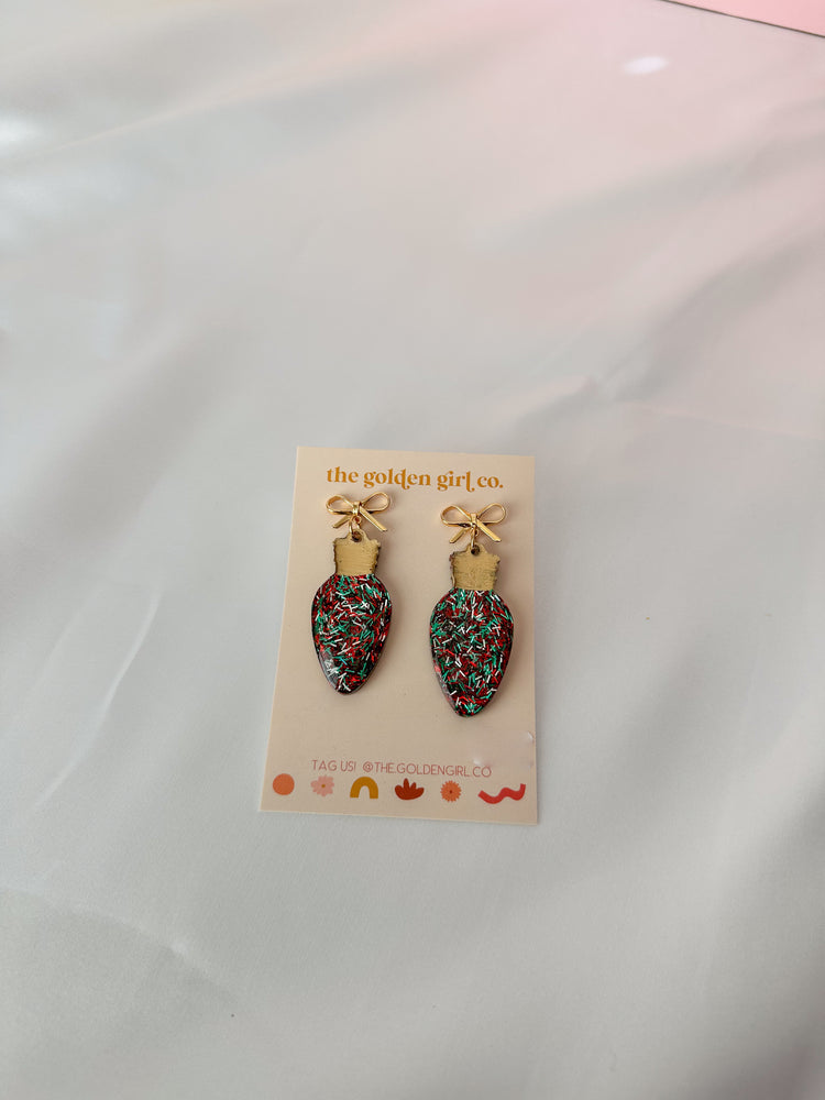 Tinsel Town Bulb Bow Dangles
