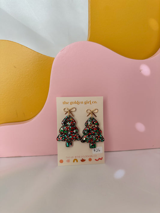 Classic Christmas Tree Bow Dangles