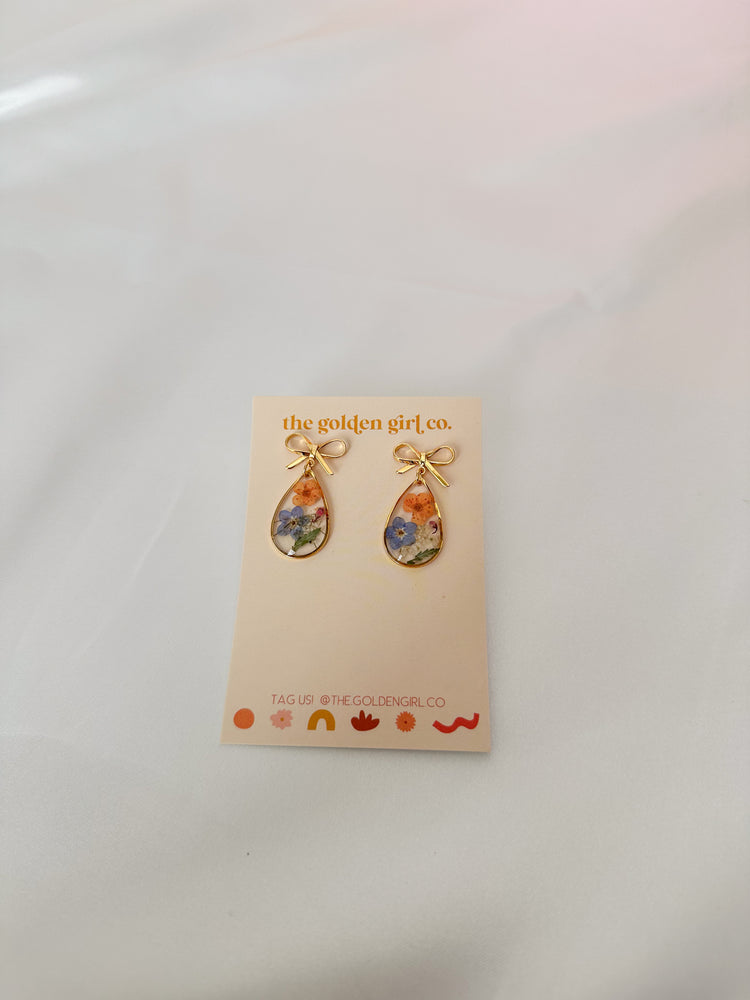 Teardrop Bow Dangles