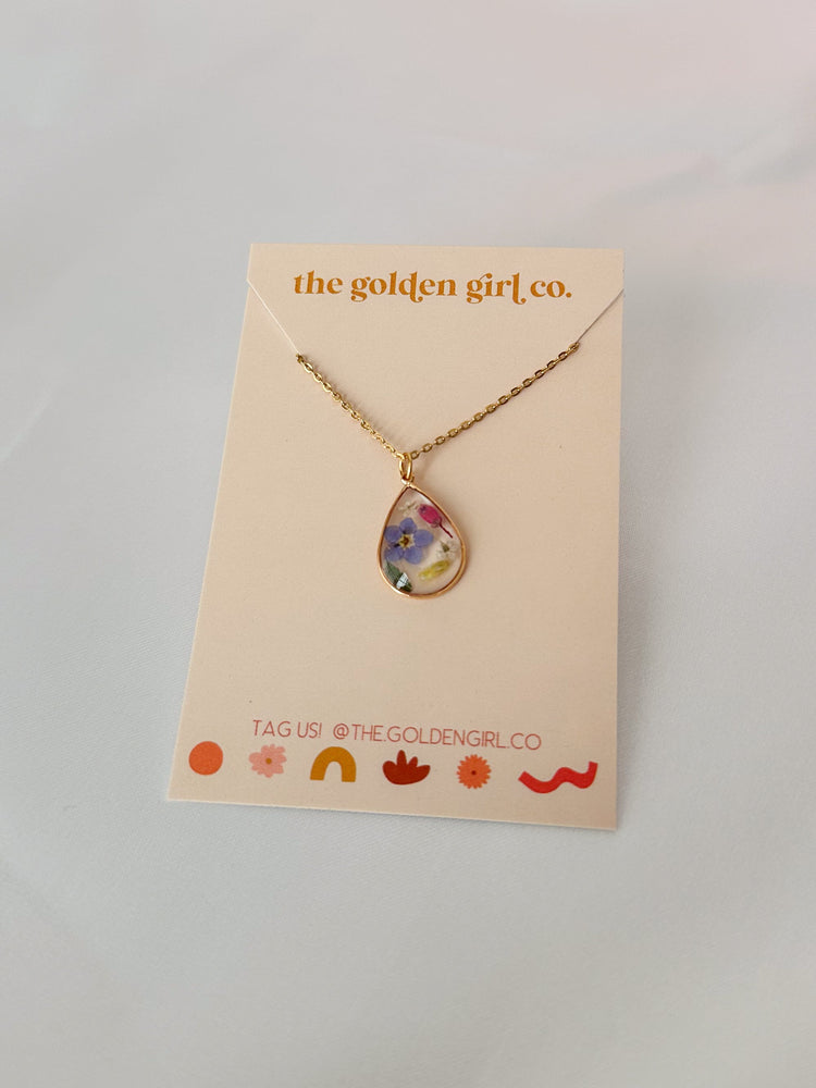 Garden Teardrop Necklace