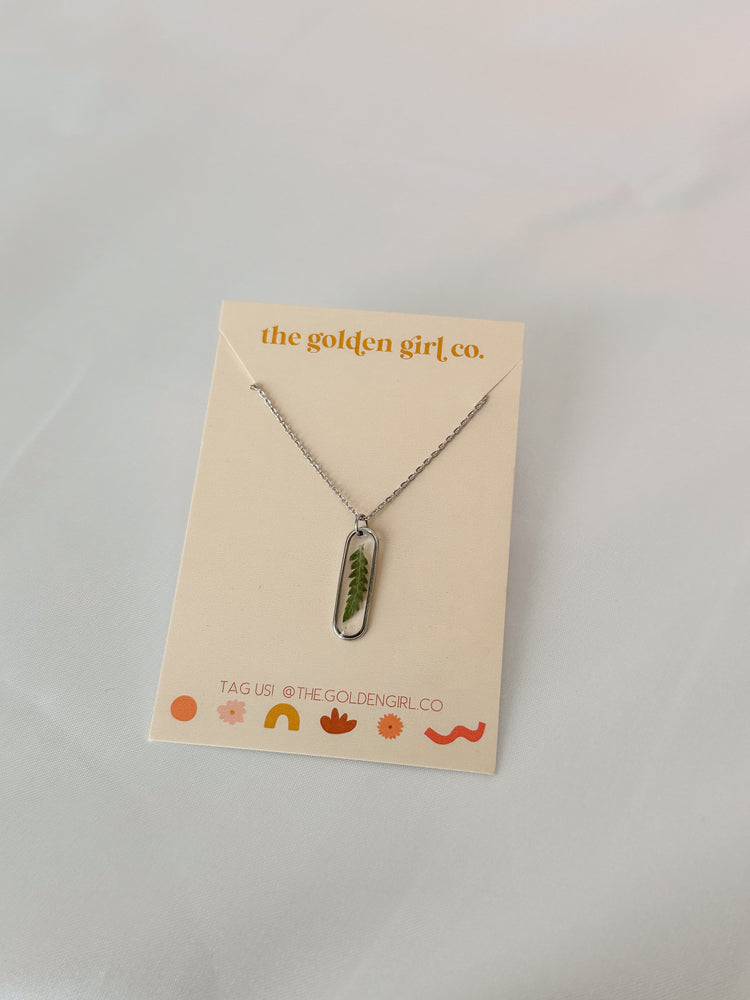 Silver Fern Necklace