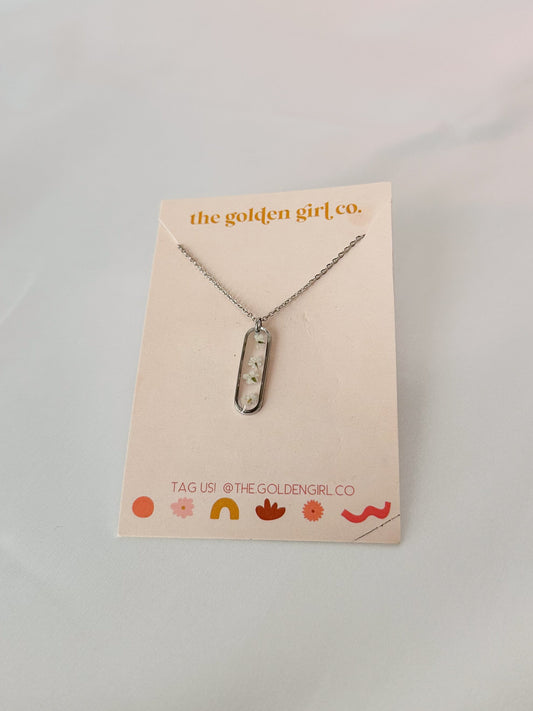 Silver Queen Anne Necklace