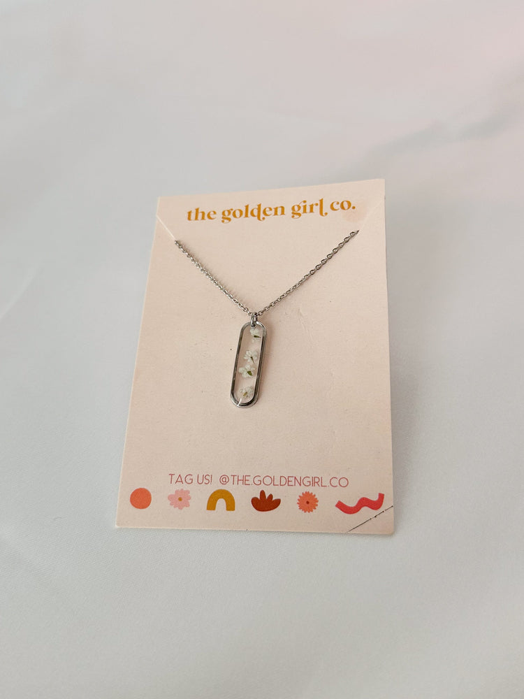 Silver Queen Anne Necklace