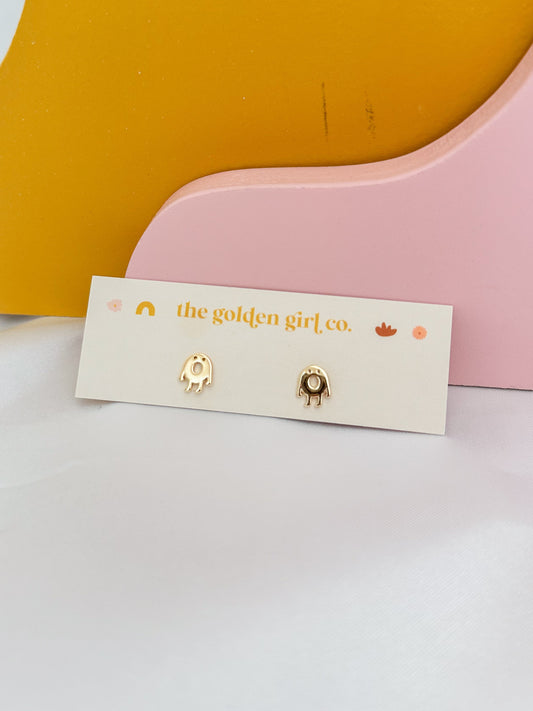 Silver Surprise Face Studs