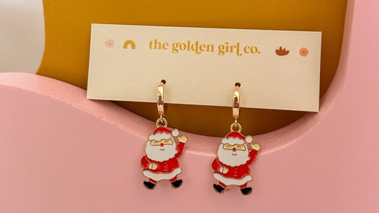 Santa Huggie Hoops