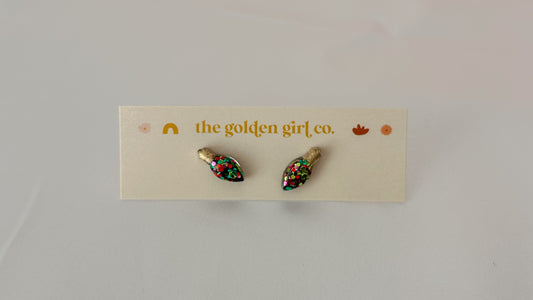 Cutie Christmas Bulb Studs