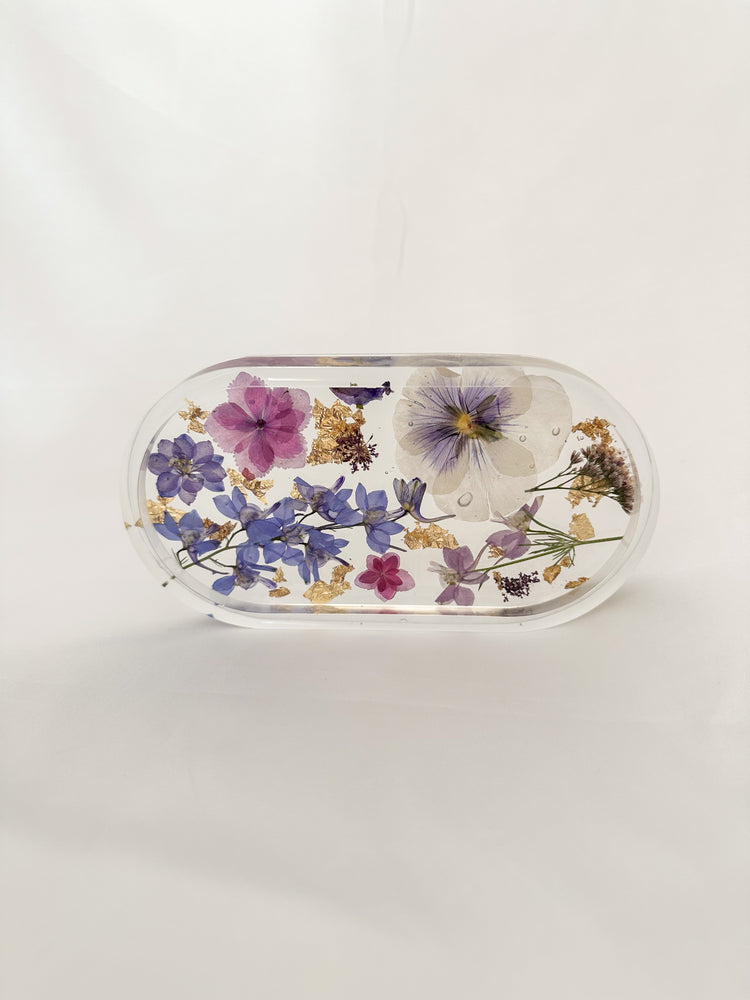 Handmade Pressed Flower Trinket Tray