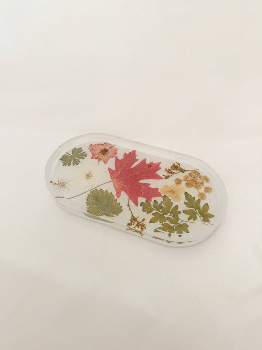 Handmade Pressed Flower Trinket Tray