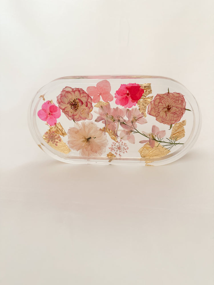 Handmade Pressed Flower Trinket Tray