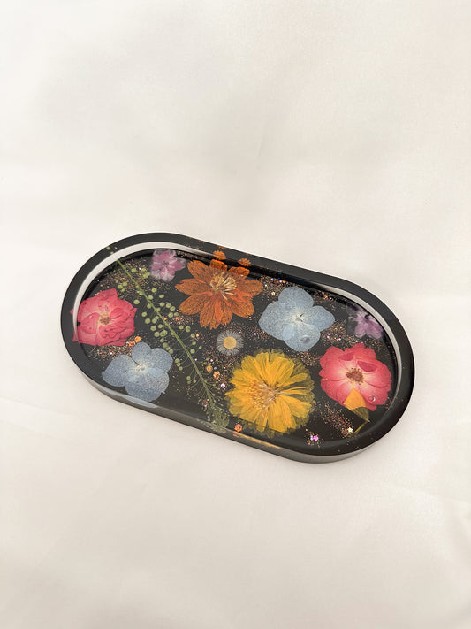 Handmade Pressed Flower Trinket Tray