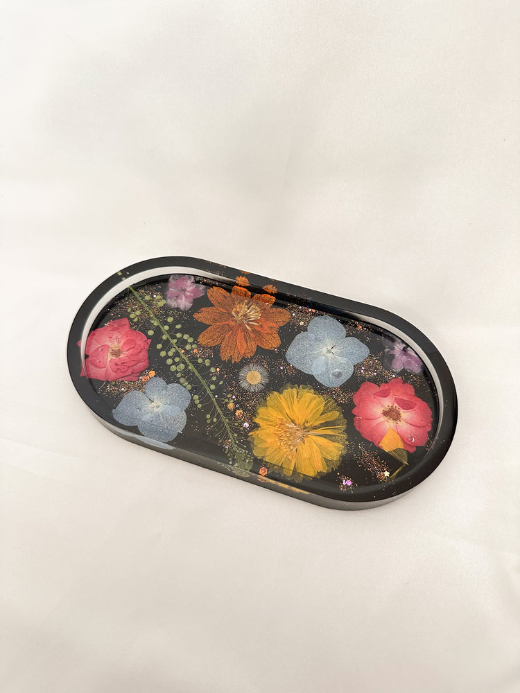 Handmade Pressed Flower Trinket Tray