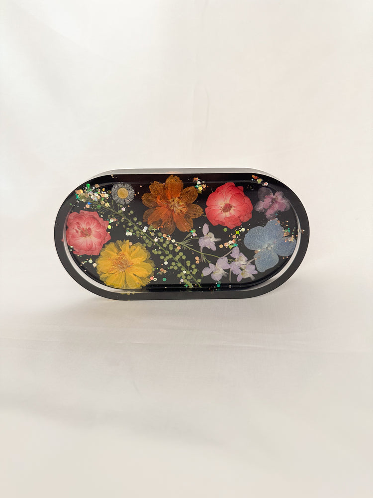 Handmade Pressed Flower Trinket Tray
