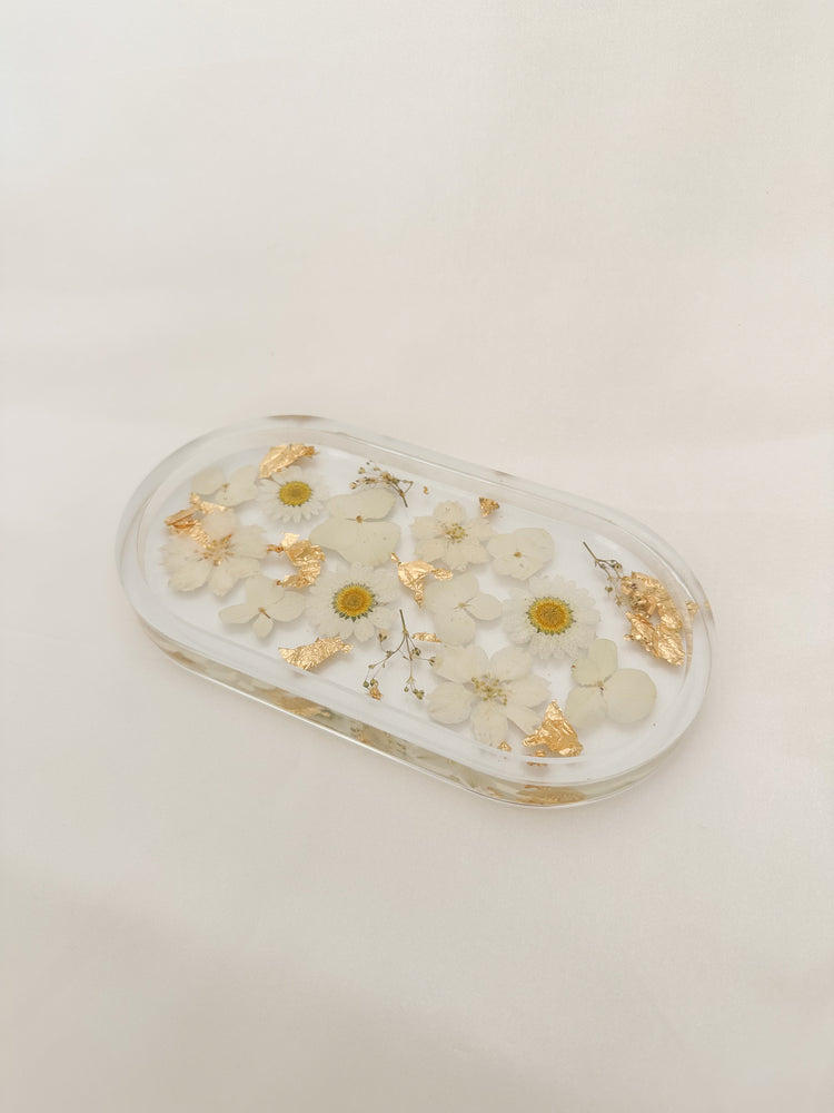 Handmade Pressed Flower Trinket Tray