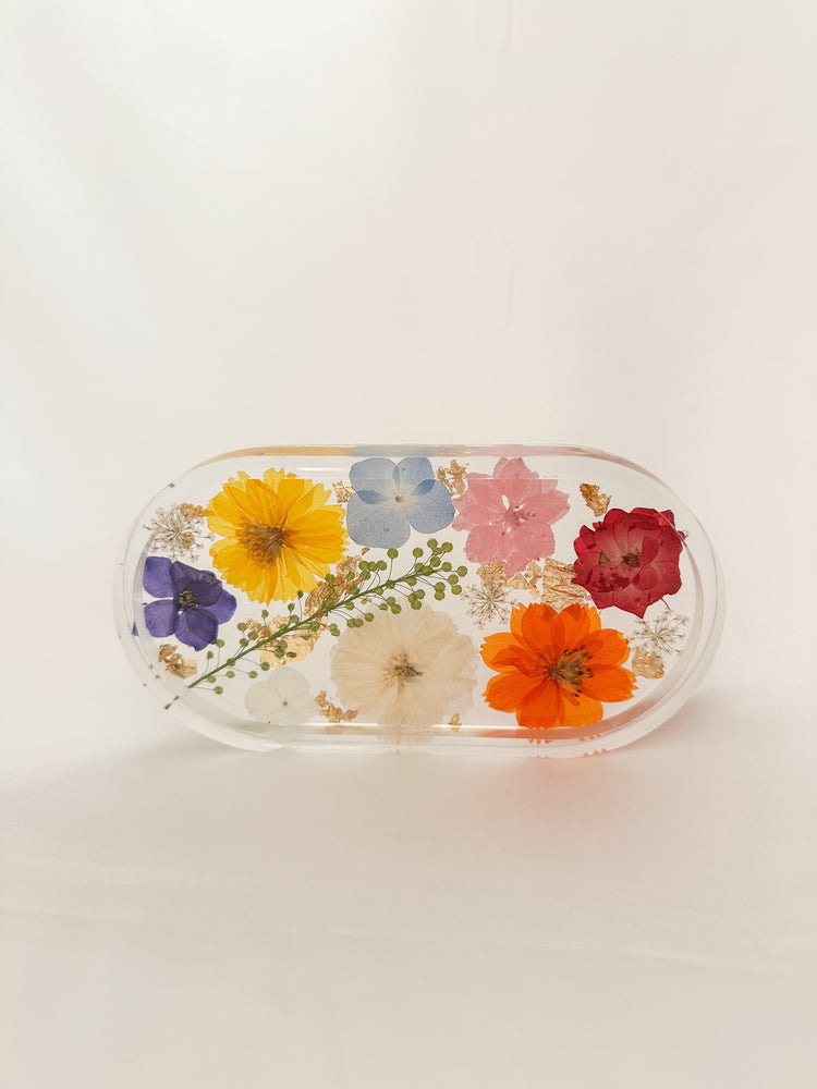 Handmade Pressed Flower Trinket Tray