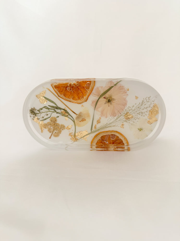 Handmade Pressed Flower Trinket Tray