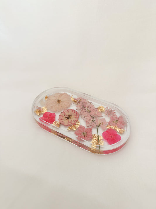 Handmade Pressed Flower Trinket Tray