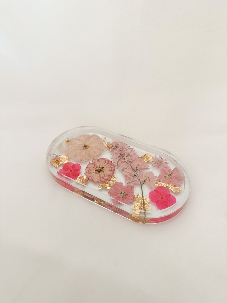 Handmade Pressed Flower Trinket Tray