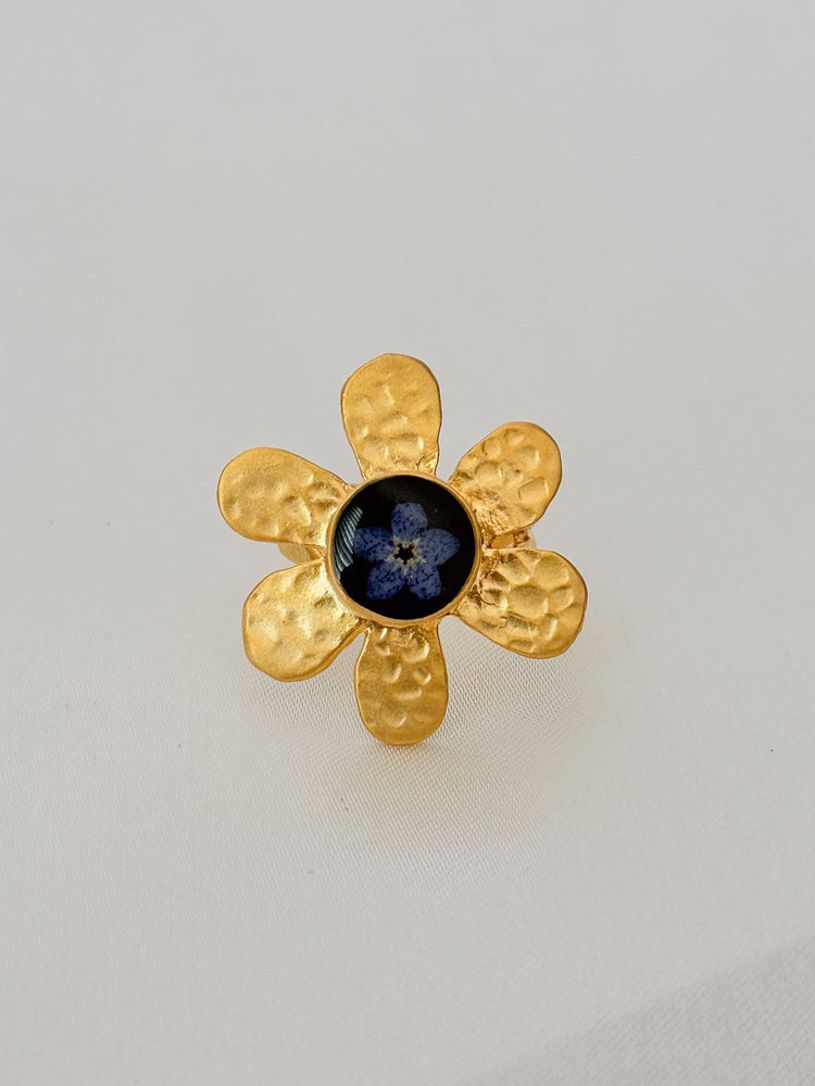 XL Pressed Flower Ring