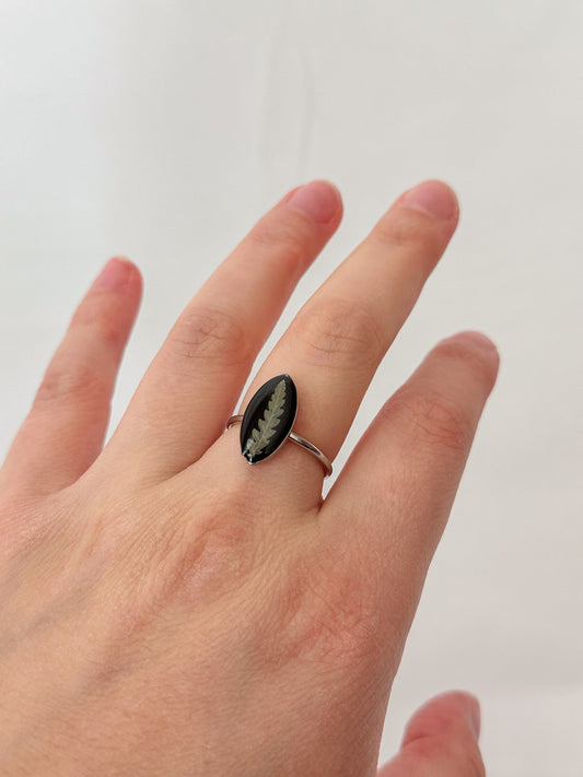 XL Pressed Flower Ring