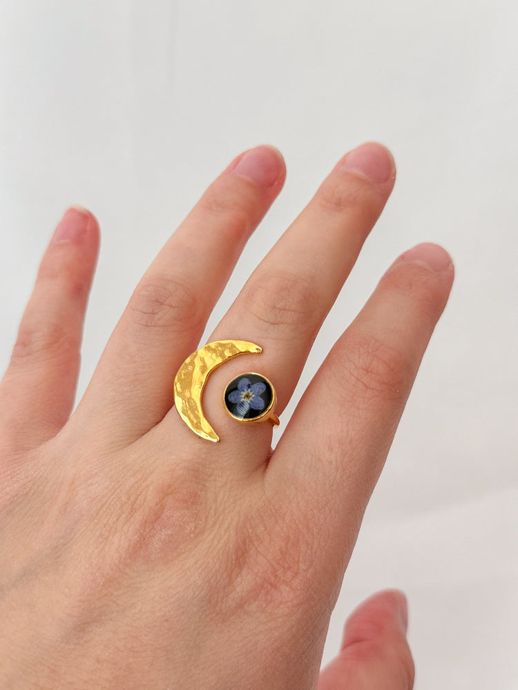 XL Pressed Flower Ring