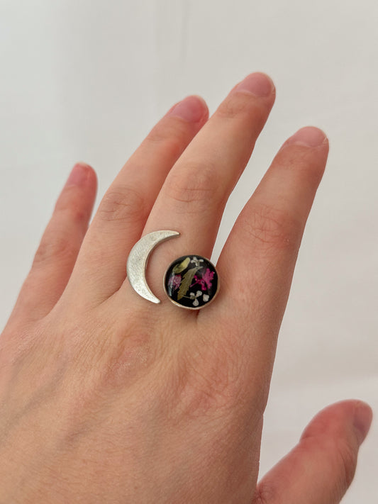 XL Pressed Flower Ring