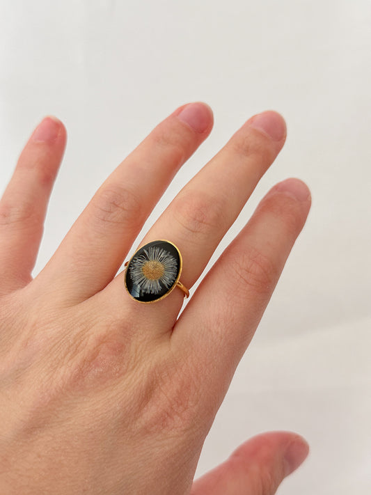XL Pressed Flower Ring