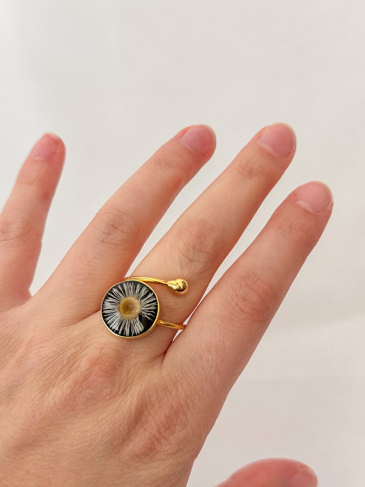 XL Pressed Flower Ring