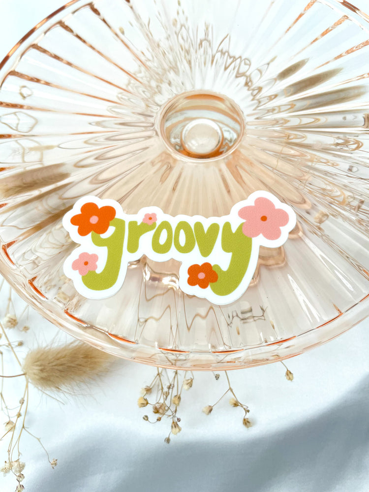 Groovy Flower Sticker