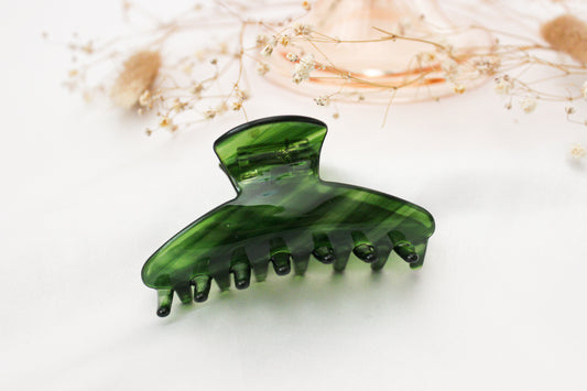 Translucent Jade Claw Clip